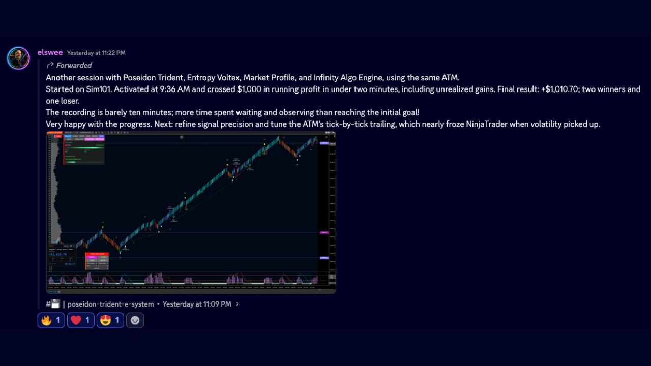 Poseidon Trident —E in real market